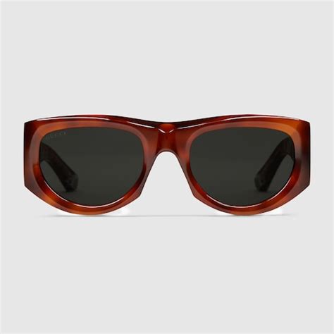 gucci 461656 i3330 1213|Rectangular frame sunglasses in Grey Undefined .